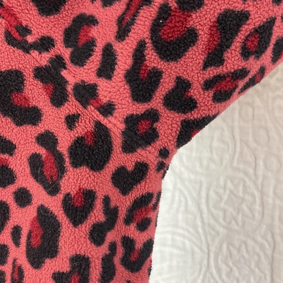 Nike Red Leopard Print Sweatshirt sz XL - Picture 11 of 12